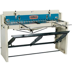 Baileigh - Floor Shears Power Type: Manual Blade Length (Inch): 52 - Exact Tool & Supply