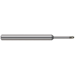 Harvey Tool - 1/8" Diam, 3/16" LOC, 3 Flute Solid Carbide Ball End Mill - Exact Tool & Supply