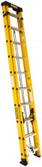 DeWALT - 24' High, Type IA Rating, Fiberglass Extension Ladder - Exact Tool & Supply