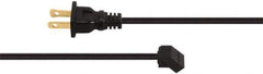 Made in USA - 72" Fan Power Cord with NEMA1-15P - For All 115VAC Cooling Fans - Exact Tool & Supply
