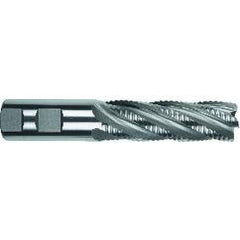 3/8" Dia. - 1-1/3-1/4" OAL - Coarse Pitch-Cobalt-TiAlN- Roughing SE EM - 4 FL - Exact Tool & Supply