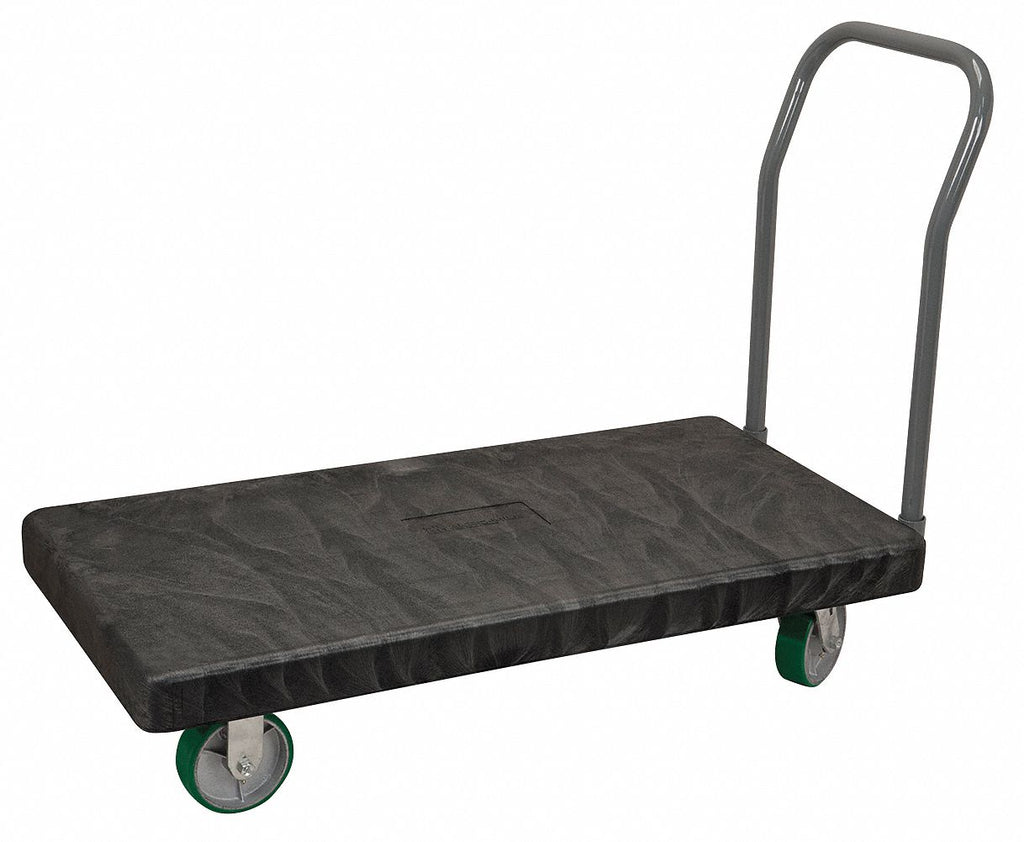 Platform Truck, Structural Foam Deck Material, Steel Frame Material, 2000 lb. Load Capacity