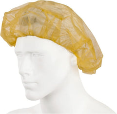 PRO-SAFE - Pack of 100 Size 24, Bouffant Caps - Exact Tool & Supply