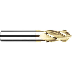 Harvey Tool - 5/64" Diam, 1/4" LOC, 4 Flute 90° Point Angle Solid Carbide Drill Mill - Exact Tool & Supply