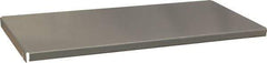 Durham - Gray, Steel, Cabinet Shelf - 39-9/16" Wide x 20-27/32" Deep x 3" High Body - Exact Tool & Supply