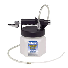 Lincoln - Oil Drain Containers; Type: Fluid Extractor ; Container Size: 0.5 Gal ; Color: White; black - Exact Tool & Supply