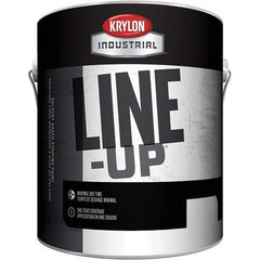 Krylon - Yellow Striping Paint - 350' Coverage at 4" Wide, Solvent-Based Formula - Exact Tool & Supply