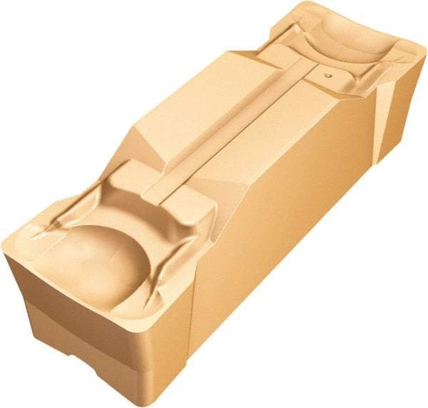 Sandvik Coromant - JN123 GM Grade 1125, 3/16" Cutting Width Carbide Grooving Insert - 22.6mm Max Depth of Cut, Neutral, 0.3mm Corner Radius, TiAlN Finish - Exact Tool & Supply