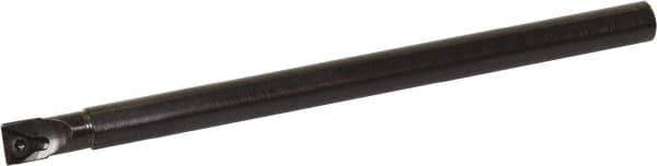 Kyocera - 0.312" Min Bore Diam, 4" OAL, 1/4" Shank Diam, S...STUP (B) Indexable Boring Bar - 1/2" Max Bore Depth, TBGT 121.., TBGW 121.., TBMT 121.. Insert, Screw Holding Method - Exact Tool & Supply