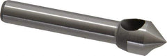 Keo - 3/8" Head Diam, 1/4" Shank Diam, 0 Flute 82° Cobalt Countersink - Bright Finish, 1-3/4" OAL, Single End, Straight Shank, Right Hand Cut - Exact Tool & Supply