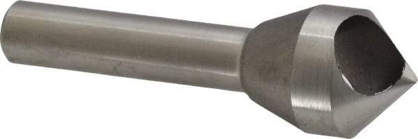 Keo - 3/4" Head Diam, 3/8" Shank Diam, 0 Flute 90° Cobalt Countersink - Bright Finish, 2-3/8" OAL, Single End, Straight Shank, Right Hand Cut - Exact Tool & Supply