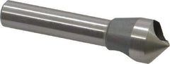Keo - 1/2" Head Diam, 5/16" Shank Diam, 0 Flute 100° Cobalt Countersink - Bright Finish, 1-3/4" OAL, Single End, Straight Shank, Right Hand Cut - Exact Tool & Supply