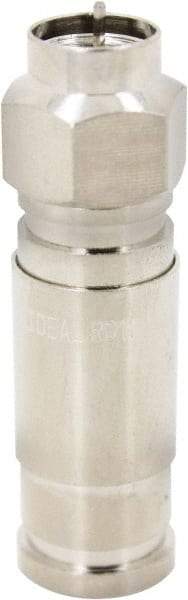 Ideal - Straight, RG11 Compression Coaxial Connector - Compatible with RG11 - Exact Tool & Supply