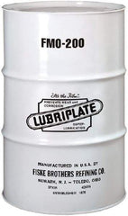 Lubriplate - 55 Gal Drum, Mineral Multipurpose Oil - SAE 10, ISO 46, 41 cSt at 40°C, 6 cSt at 100°C, Food Grade - Exact Tool & Supply