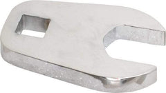 Proto - 22mm 1/2" Drive Full Polish Chrome Open End Crowfoot Wrench - 2.9" OAL - Exact Tool & Supply