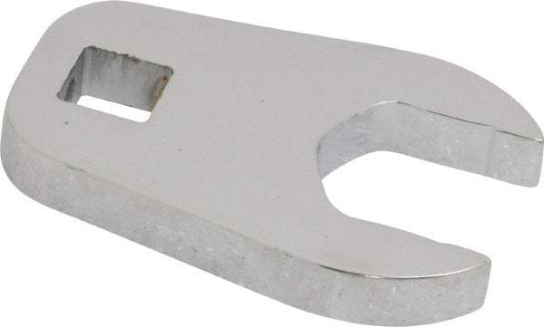 Proto - 25mm 1/2" Drive Full Polish Chrome Open End Crowfoot Wrench - 2.9" OAL - Exact Tool & Supply