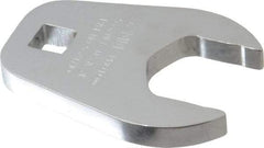 Proto - 32mm 1/2" Drive Full Polish Chrome Open End Crowfoot Wrench - 3.3" OAL - Exact Tool & Supply