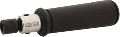 Proto - Preset Pre-Set Interchangeable Head Torque Wrench Assembly - 3 N/m to 150 In/Lb Torque, 6" OAL - Exact Tool & Supply