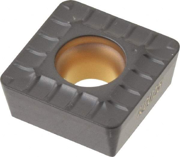 Kennametal - SPPX120412 MD Grade KCU25 Carbide Indexable Drill Insert - TiCN/Al2O3 Finish, 0.494" Inscribed Circle - Exact Tool & Supply