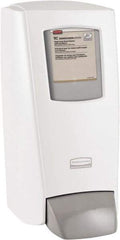 Rubbermaid - 2 L Liquid Hand Soap Dispenser - Plastic, Hanging, White - Exact Tool & Supply