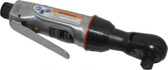 Ingersoll-Rand - 3/8" Drive, 250 RPM, 25 Ft/Lb Torque Ratchet Wrench - Inline Handle, 3 CFM, 1/4" NPTF Inlet - Exact Tool & Supply