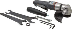 Ingersoll-Rand - 5" Wheel Diam, 12,000 RPM, Pneumatic Angle & Disc Grinder - 5/8-11 Spindle, 41 CFM, Rear Exhaust - Exact Tool & Supply