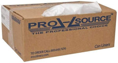 PRO-SOURCE - 1.5 mil Thick, Heavy-Duty Trash Bags - 38" Wide x 58" High, Clear - Exact Tool & Supply