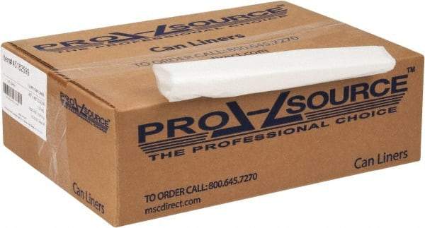 PRO-SOURCE - 1.5 mil Thick, Heavy-Duty Trash Bags - 40" Wide x 46" High, Clear - Exact Tool & Supply