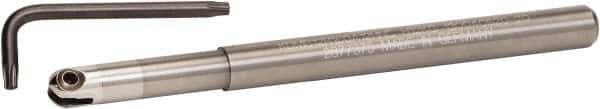 Kennametal - 20mm Cut Diam, 10mm Max Depth of Cut, 20mm Shank Diam, 190mm OAL, Indexable Ball Nose End Mill - 75mm Head Length, Straight Shank, KDMB Toolholder, KDMB 20.. Insert - Exact Tool & Supply