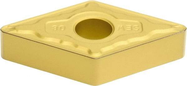 Sumitomo - DNMX433 ESEW Grade AC820P Carbide Turning Insert - Al2O3 Finish, 55° Diamond, 1/2" Inscr Circle, 3/16" Thick, 3/64" Corner Radius - Exact Tool & Supply
