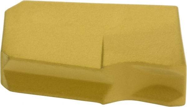Sumitomo - WCF5 AC830P Grade, 0.1969" Cutting Width, Carbide Cutoff Insert - 0° Neutral Lead Angle, 0.0078" Cnr Rad, Al2O3 Coated, Single End - Exact Tool & Supply