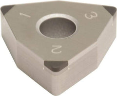 Sumitomo - 3NU-WNGA432 Grade BN350 PCBN Turning Insert - Uncoated, 80° Trigon, 1/2" Inscr Circle, 3/16" Thick, 1/32" Corner Radius - Exact Tool & Supply