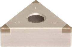 Sumitomo - 3NU-TNGA333 Grade BN700 PCBN Turning Insert - Uncoated, 60° Triangle, 3/8" Inscr Circle, 3/16" Thick, 3/64" Corner Radius - Exact Tool & Supply