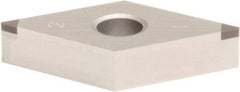 Sumitomo - 2NU-DNGA431 Grade BN700 PCBN Turning Insert - Uncoated, 55° Diamond, 1/2" Inscr Circle, 3/16" Thick, 1/64" Corner Radius - Exact Tool & Supply