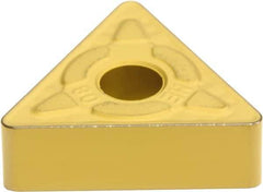Sumitomo - TNMG333 EME Grade AC820P Carbide Turning Insert - Al2O3 Finish, 60° Triangle, 3/8" Inscr Circle, 3/16" Thick, 3/64" Corner Radius - Exact Tool & Supply