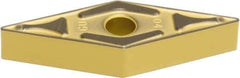 Sumitomo - VNMG333 EGU Grade AC820P Carbide Turning Insert - Al2O3 Finish, 35° Diamond, 3/8" Inscr Circle, 3/16" Thick, 3/64" Corner Radius - Exact Tool & Supply