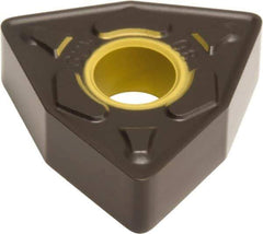 Sumitomo - WNMG433 EGUW Grade AC415K Carbide Turning Insert - Proprietary Finish, 80° Trigon, 1/2" Inscr Circle, 3/16" Thick, 3/64" Corner Radius - Exact Tool & Supply