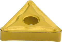 Sumitomo - TNMG322 ESU Grade AC820P Carbide Turning Insert - Al2O3 Finish, 60° Triangle, 3/8" Inscr Circle, 1/8" Thick, 1/32" Corner Radius - Exact Tool & Supply