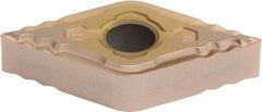 Sumitomo - DNMG431 EFL Grade T3000Z Cermet Turning Insert - TiN/AlN Finish, 55° Diamond, 1/2" Inscr Circle, 3/16" Thick, 1/64" Corner Radius - Exact Tool & Supply