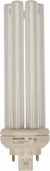 Philips - 42 Watt Fluorescent Commercial/Industrial 2 Pin Lamp - 2,700°K Color Temp, 3,200 Lumens, PLT, 20,000 hr Avg Life - Exact Tool & Supply