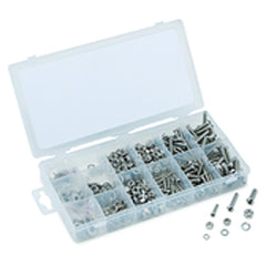 100 Pieces - Metric Nylon Locknut Assortment - M4 - M12 - Exact Tool & Supply