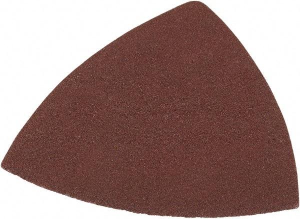 DeWALT - 80, 120 & 220 Grit, Aluminum Oxide TriangleSanding Sheet - 3-1/2" Long x 3-3/4" Wide, Assorted Grade, Weighted Cloth Backing - Exact Tool & Supply