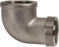 Value Collection - 2" Grade 304 Stainless Steel Pipe 90° Street Elbow - FNPT x MNPT End Connections, 150 psi - Exact Tool & Supply