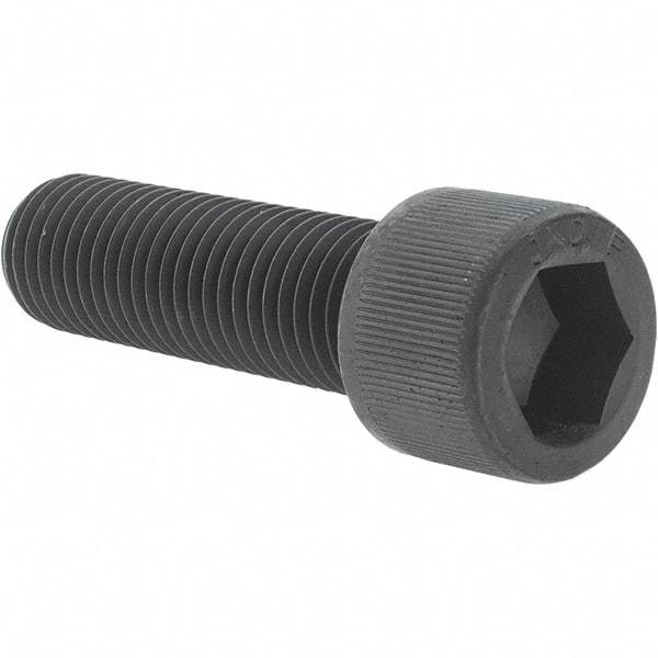 Value Collection - 7/8-9 UNC Hex Socket Drive, Socket Cap Screw - Alloy Steel, Black Oxide Finish, Fully Threaded, 3" Length Under Head - Exact Tool & Supply
