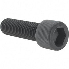 Value Collection - 7/8-9 UNC Hex Socket Drive, Socket Cap Screw - Alloy Steel, Black Oxide Finish, Fully Threaded, 3" Length Under Head - Exact Tool & Supply