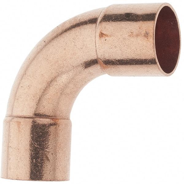 Value Collection - 3/4 x 3/4" Wrot Copper Pipe 90° Elbow - C x C - Exact Tool & Supply