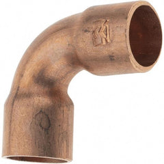 Value Collection - 1/4 x 1/4" Wrot Copper Pipe 90° Elbow - C x C - Exact Tool & Supply