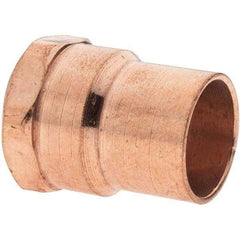 Value Collection - 5/8 x 1/2" Wrot Copper Pipe Adapter - C x F - Exact Tool & Supply
