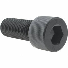 Value Collection - M30x3.50 Metric Coarse Hex Socket Drive, Socket Cap Screw - Grade 12.9 Alloy Steel, Black Oxide Finish, Fully Threaded, 80mm Length Under Head - Exact Tool & Supply