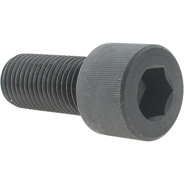 Value Collection - M30x3.50 Metric Coarse Hex Socket Drive, Socket Cap Screw - Grade 12.9 Alloy Steel, Black Oxide Finish, Fully Threaded, 70mm Length Under Head - Exact Tool & Supply
